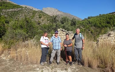 Orba towards Font Centella – 17th November 2023